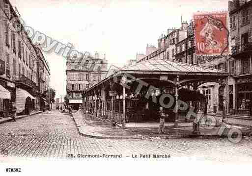 Ville de CLERMONTFERRAND, carte postale ancienne