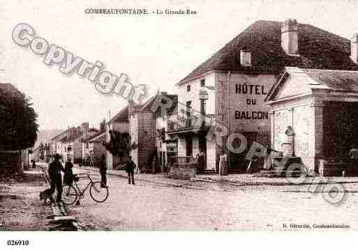 Ville de COMBEAUFONTAINE, carte postale ancienne Ville de COMBEAUFONTAINE, carte postale ancienne