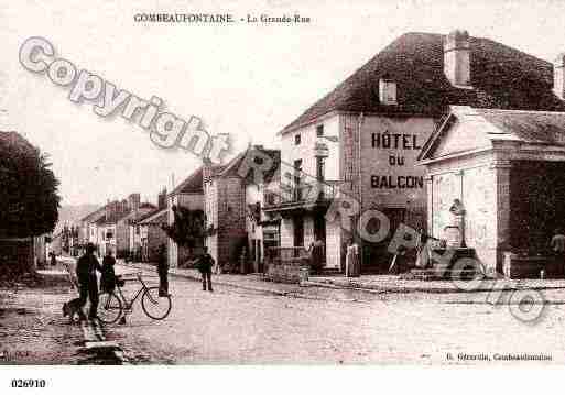 Ville de COMBEAUFONTAINE, carte postale ancienne