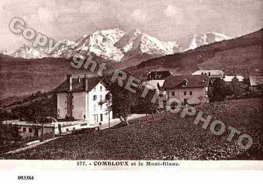 Ville de COMBLOUX, carte postale ancienne