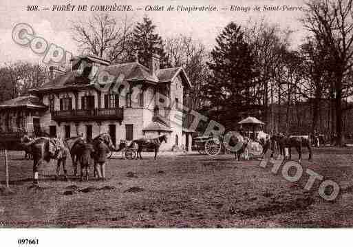 Ville de COMPIEGNE, carte postale ancienne