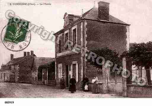 Ville de CORNUSSE, carte postale ancienne