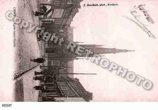 Ville de CROIX, carte postale ancienne