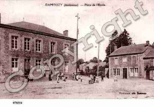 Ville de DAMOUZY, carte postale ancienne