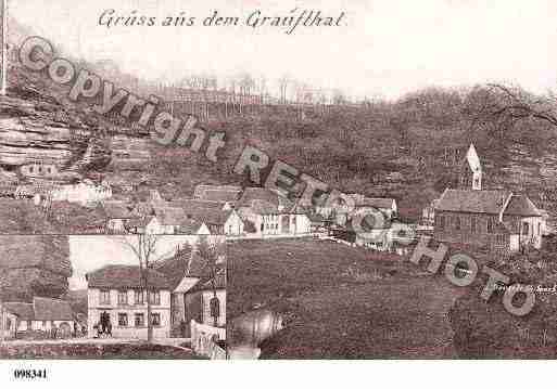 Ville de ESCHBOURG, carte postale ancienne