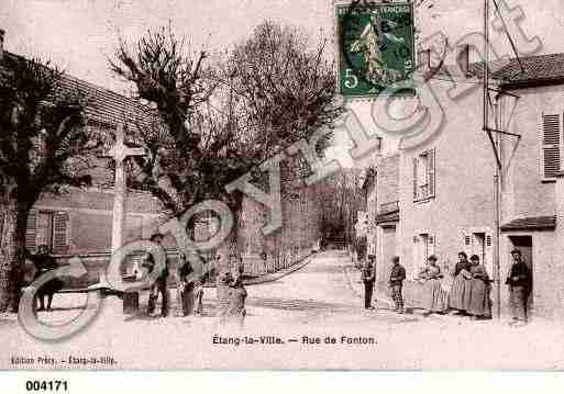 Ville de ETANGLAVILLE(L'), carte postale ancienne