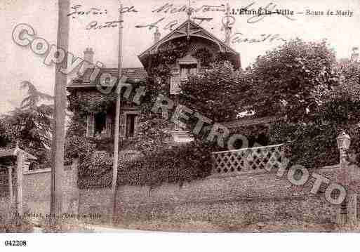 Ville de ETANGLAVILLE(L'), carte postale ancienne