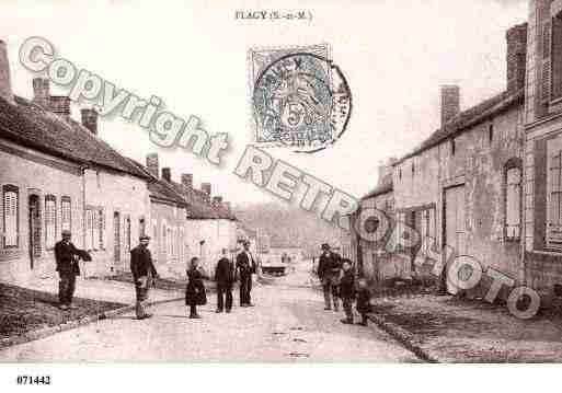 Ville de FLAGY, carte postale ancienne