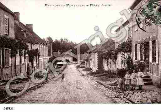 Ville de FLAGY, carte postale ancienne