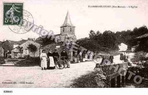 Ville de FLAMMERECOURT, carte postale ancienne