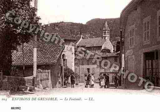 Ville de FONTANILCORNILLON, carte postale ancienne