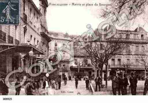 Ville de FORCALQUIER, carte postale ancienne