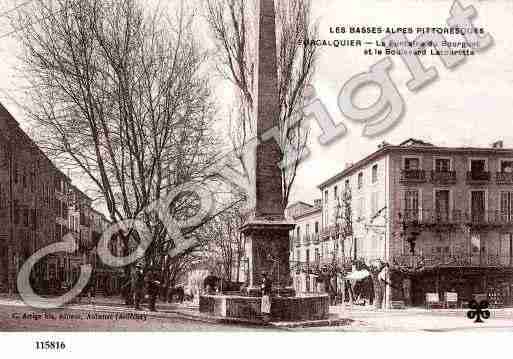 Ville de FORCALQUIER, carte postale ancienne Ville de FORCALQUIER, carte postale ancienne