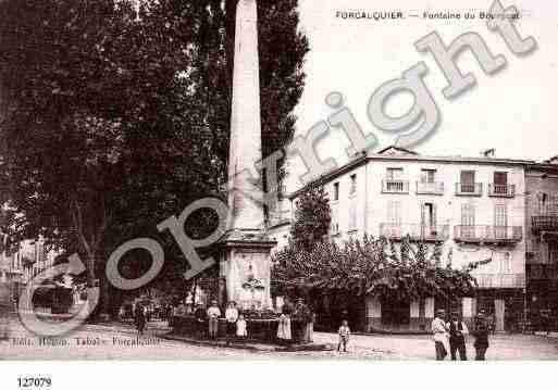 Ville de FORCALQUIER, carte postale ancienne