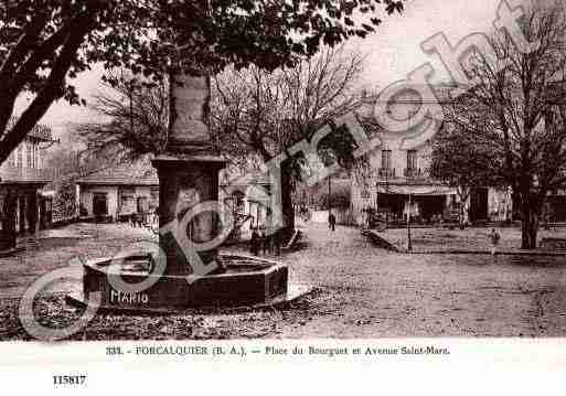 Ville de FORCALQUIER, carte postale ancienne Ville de FORCALQUIER, carte postale ancienne