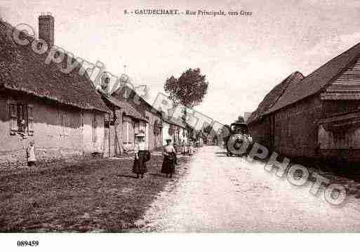 Ville de GAUDECHART, carte postale ancienne