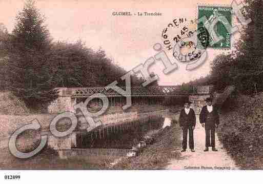 Ville de GLOMEL, carte postale ancienne Ville de GLOMEL, carte postale ancienne