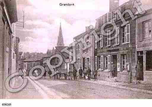 Ville de GRANDPRE, carte postale ancienne