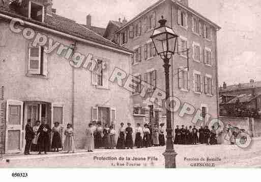 Ville de GRENOBLE, carte postale ancienne