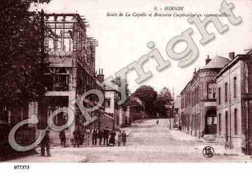 Ville de HIRSON, carte postale ancienne