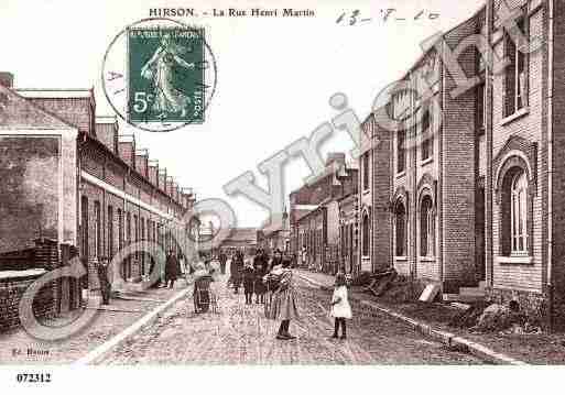 Ville de HIRSON, carte postale ancienne