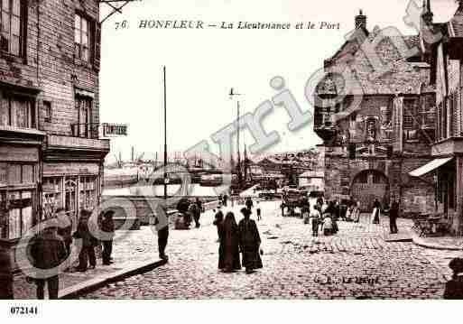 Ville de HONFLEUR, carte postale ancienne