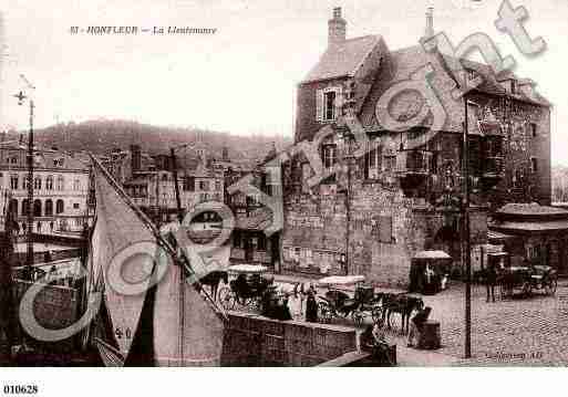 Ville de HONFLEUR, carte postale ancienne