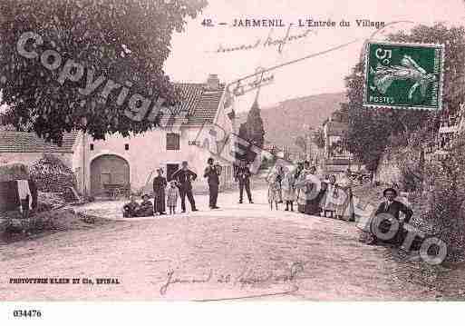 Ville de JARMENIL, carte postale ancienne