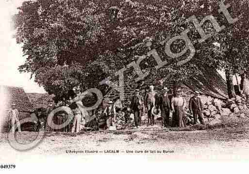 Ville de LACALM, carte postale ancienne