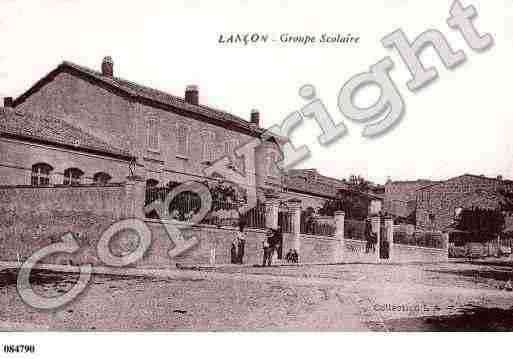 Ville de LANCONPROVENCE, carte postale ancienne