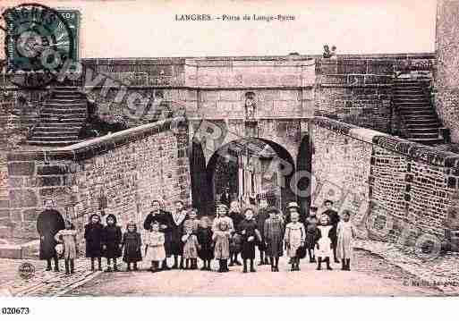 Ville de LANGRES, carte postale ancienne