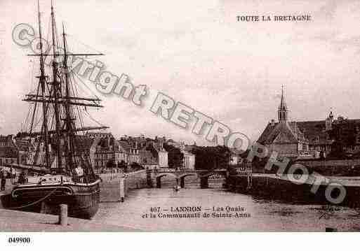 Ville de LANNION, carte postale ancienne