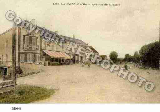 Ville de LAUMES(LES), carte postale ancienne