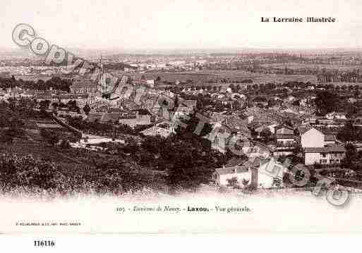 Ville de LAXOU, carte postale ancienne