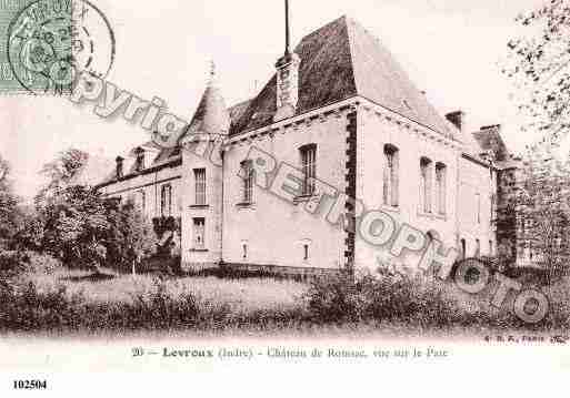 Ville de LEVROUX, carte postale ancienne