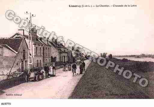 Ville de LIMERAY, carte postale ancienne