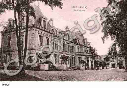 Ville de LIZY, carte postale ancienne