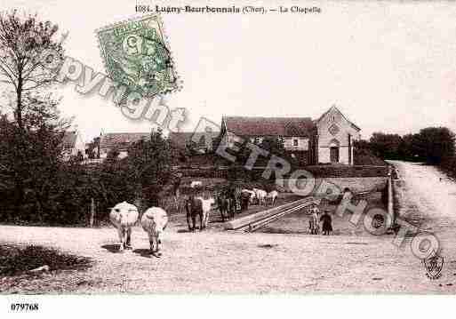 Ville de LUGNYBOURBONNAIS, carte postale ancienne