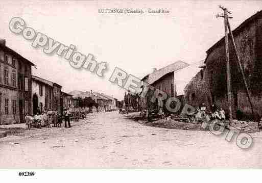 Ville de LUTTANGE, carte postale ancienne