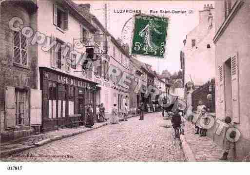 Ville de LUZARCHES, carte postale ancienne