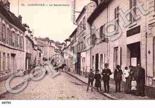 Ville de LUZARCHES, carte postale ancienne