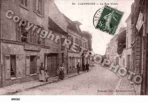 Ville de LUZARCHES, carte postale ancienne