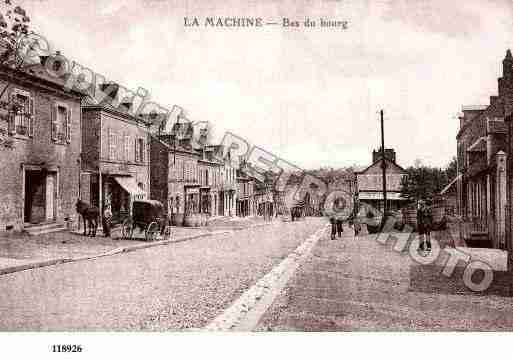 Ville de MACHINE(LA), carte postale ancienne