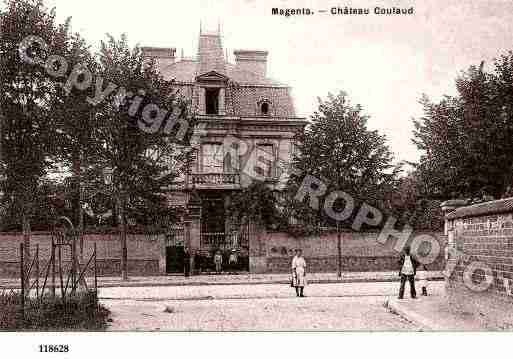 Ville de MAGENTA, carte postale ancienne