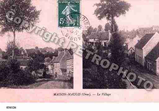 Ville de MAISONMAUGIS, carte postale ancienne