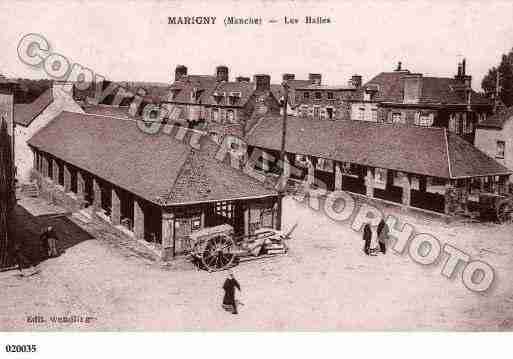 Ville de MARIGNY, carte postale ancienne