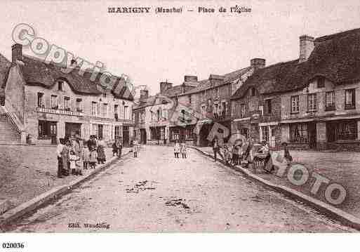 Ville de MARIGNY, carte postale ancienne