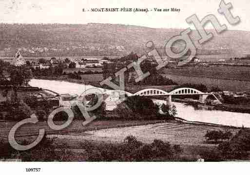 Ville de MONTSAINTPERE, carte postale ancienne