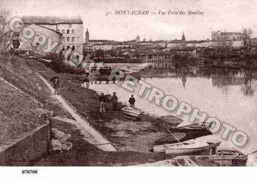 Ville de MONTAUBAN, carte postale ancienne