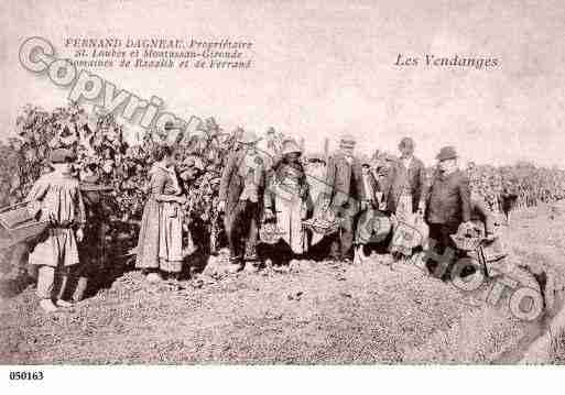 Ville de MONTUSSAN, carte postale ancienne
